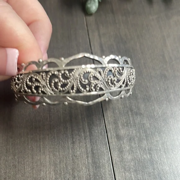 Authentic Lois Hill Sterling Cuff - Picture 3 of 3